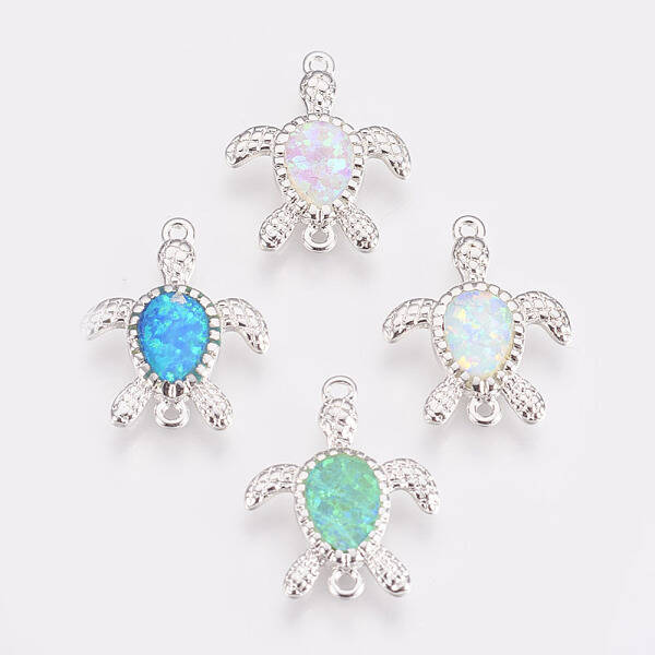Synthetic Opal Links connectors