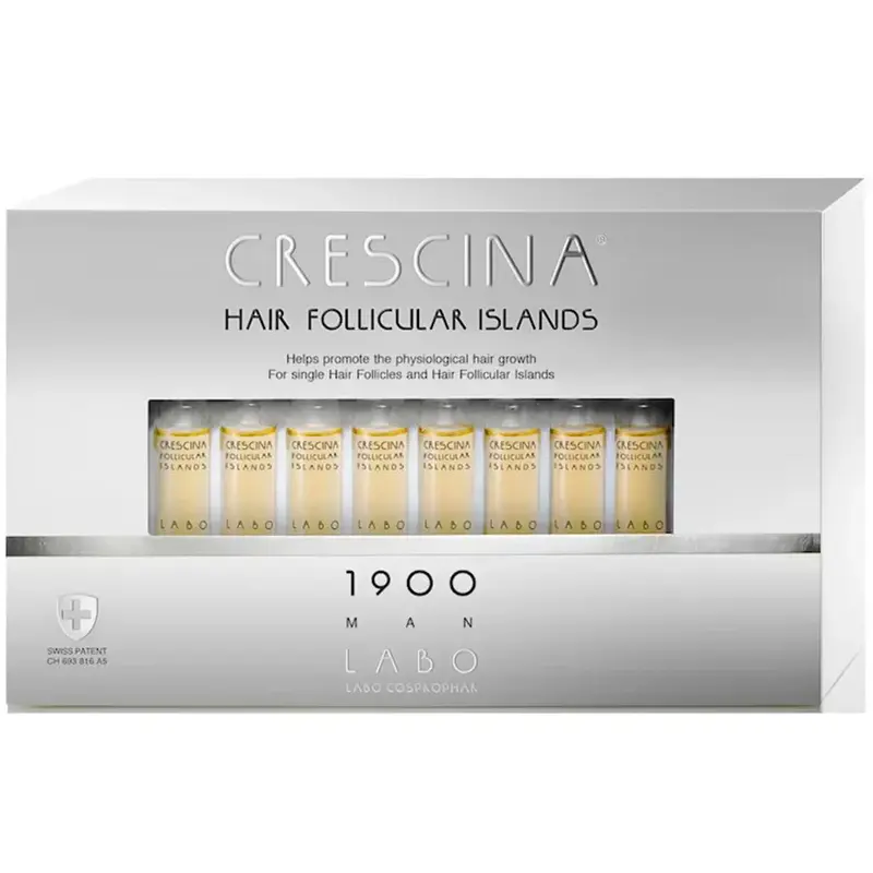 Labo Crescina Follicular Islands 1900 Per la stimolazione della crescita Fiale di siero per il trattamento Per il cuoio capel...