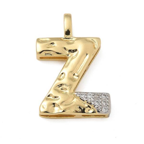 Brass Micro Pave Cubic Zirconia Pendants
