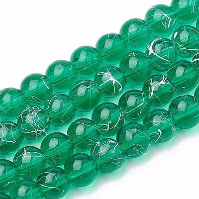 Drawbench Transparent Glass Beads Strands