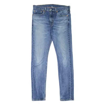LEVI'S 510 Jeans Mens Blue Slim Skinny Stone Wash W32 L32