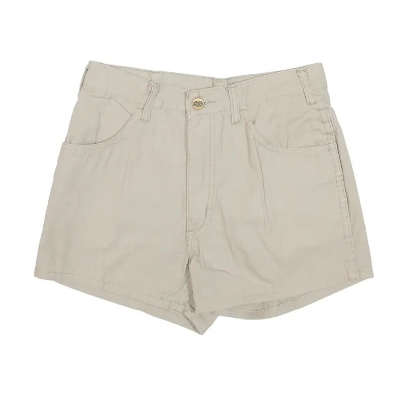 TOP Denim Shorts Beige Regular Womens XXS W25