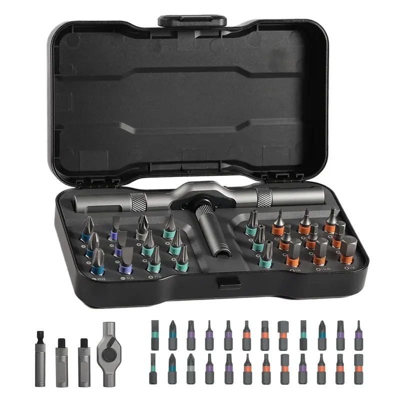 【Father's Day Gifts】DIY Screwdriver 24 in 1,Switchable Screwdriver Shape to Adapt to Various Home Repairs,Home Repair Too...