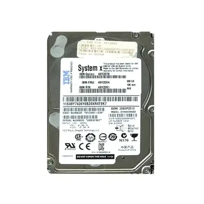 49Y2081 IBM 600GB 6Gb/s SAS 10000 2.5-inch 64MB Hard Drive