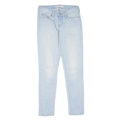LEVI'S 711 Womens Jeans Blue Slim Skinny Stone Wash W25 L27