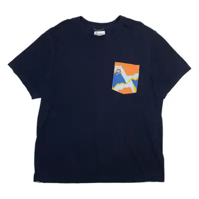 PENFIELD Mens T-Shirt Blue XL