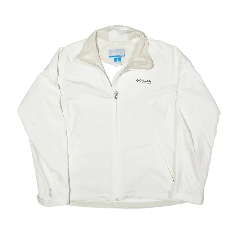 COLUMBIA TITANIUM Shell Jacket Cream Womens L