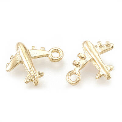 Brass Airliner Charms
