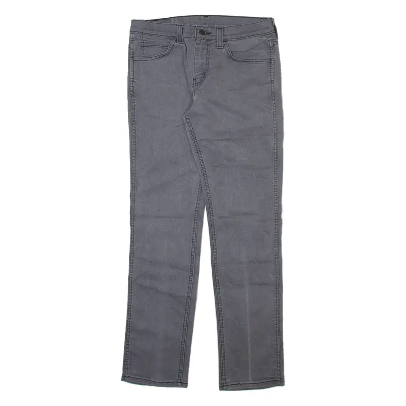 LEVI'S 511 Jeans Mens Grey Slim Straight Stone Wash W30 L32