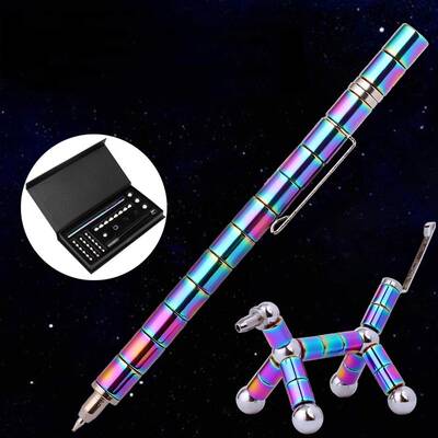 Magnetic Fidget Pen With Two Stylus Head Multifunctional Deformable Magnet Writing Toy Pen Bracelet