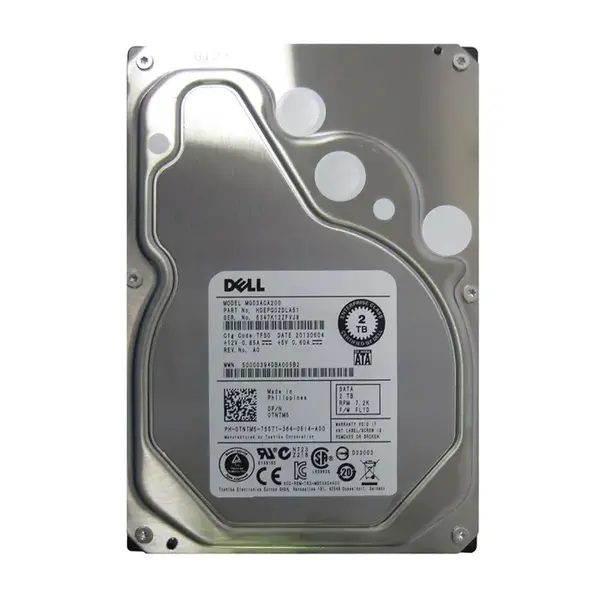 TNTM5 Dell 2TB 6Gb/s SATA 7200 3.5-Inch Hard Drive