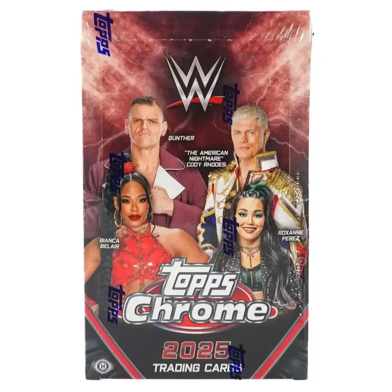 2025 Topps Chrome WWE Hobby Box (2 Autos Per Box)