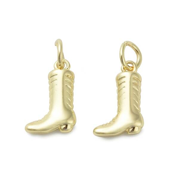 Brass Micro Pave Cubic Zirconia Pendants