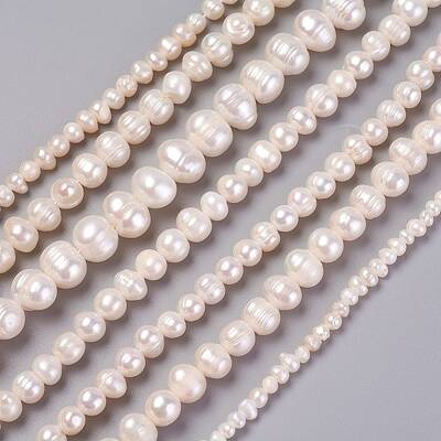 Natural Cultured Freshwater Pearl Beads Strands
