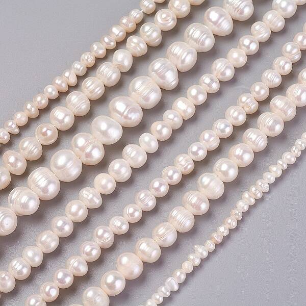 Natural Cultured Freshwater Pearl Beads Strands