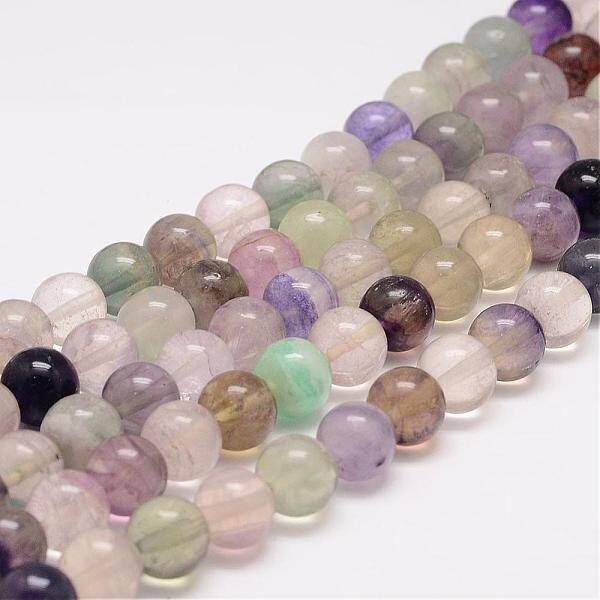 Natural Fluorite Bead Strands