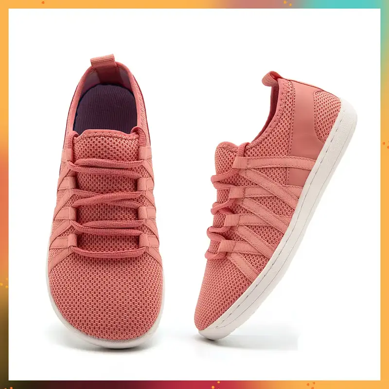 Leafage Women's Barefoot  Wide Minimalist sneakers classic for low top wide toe box loose sole barefoot casual walking  gift ...