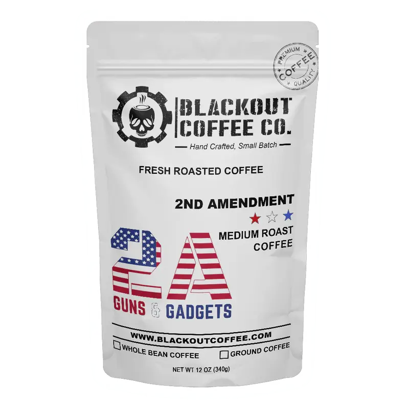 2A Medium Roast Coffee - 2nd Amendment Coffee Roast - Whole Bean - Ground Coffee - Fresh Roasted Coffee, WHOLE BEAN