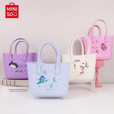 MINISO x Disney Large Size Women Handbag EVA Material Cute Crocs Design Durable Bag - Halloween Trick or Treat Tote