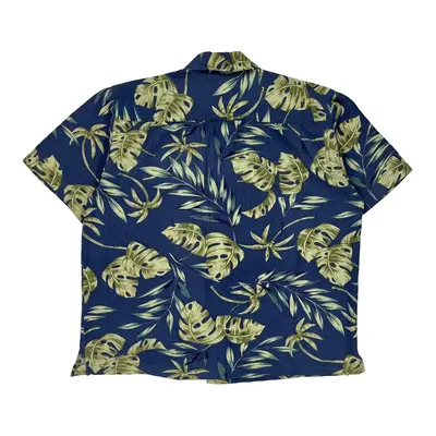 Milano Bay Hawaiian Shirt - XL Blue Cotton