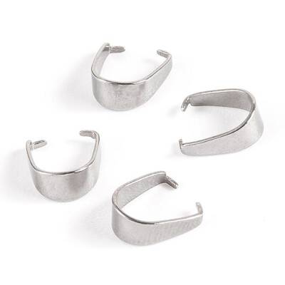 Non-Tarnish 304 Stainless Steel Snap on Bails