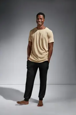 OM T-SHIRT - COTTON | Color: vicuna | Size: M