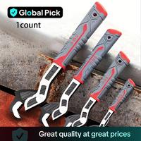 Multifunctional Self-locking Wrench, 6, 8, 10, 12 Inch Multi-model Pipe Flexible Wrench, Quick Opening Wrench for Water Heati...