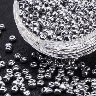 12/0 Electroplate Glass Seed Beads
