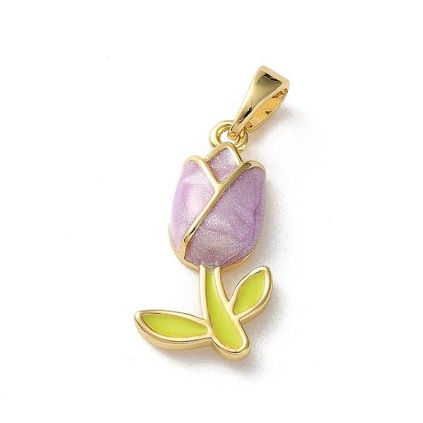 Brass Enamel Pendants
