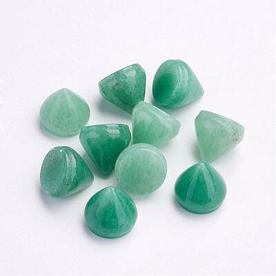 Natural Green Aventurine Cabochons