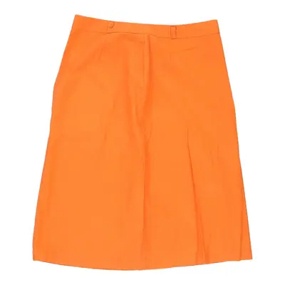 Belfe Mini Skirt - 28W UK 8 Orange Cotton