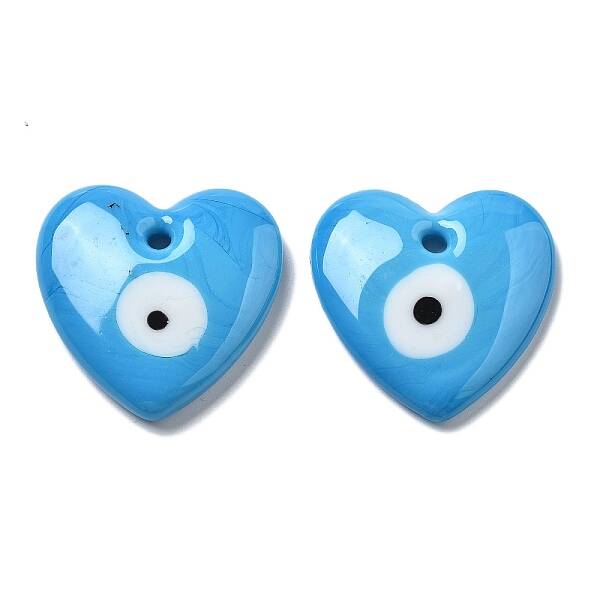 Handmade Evil Eye Lampwork Pendants
