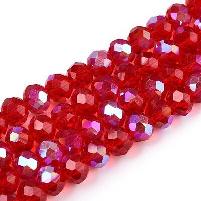 Electroplate Glass Beads Strands
