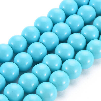 Painted Glass Bead Strands