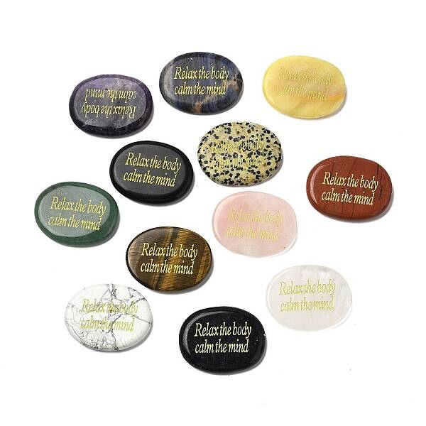 Natural Mixed Gemstone Cabochons