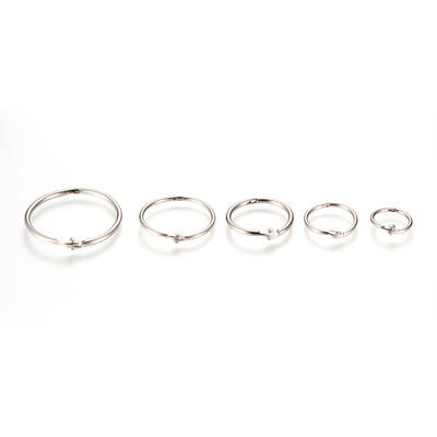 Iron Loose Leaf Book Binder Hinged Rings
