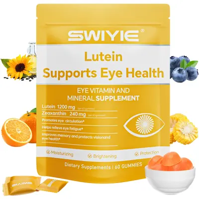 Swiyie Lutein & Zeaxanthin Gummies β Eye Health Supplement with Astaxanthin, Vitamin A C E β Blue Light Defense, Vision S...