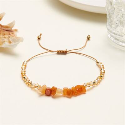 Natural Gemstones Adjustable Bracelets