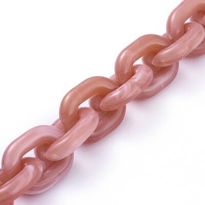 Transparent Acrylic Handmade Cable Chain