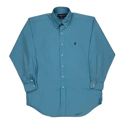 Blake Ralph Lauren Shirt - Medium Blue Cotton | Size: medium