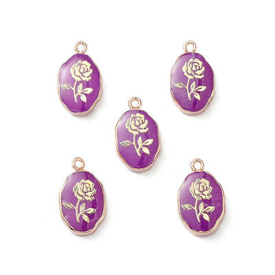 Natural Quartz Dyed Pendants