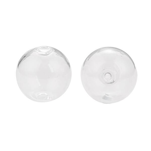 Handmade Blown Glass Globe Beads