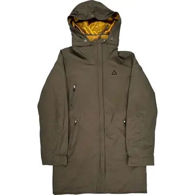Nike ACG Hooded Parka Jacket - Small - Brown Polyester