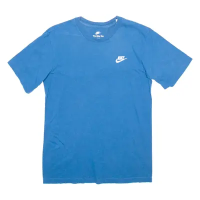 NIKE Mens T-Shirt Blue XS