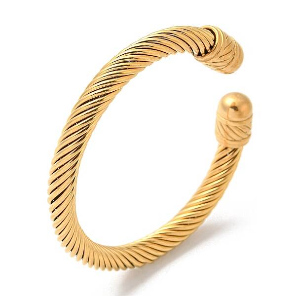 304 Stainless Steel Torque Cuff Bangles