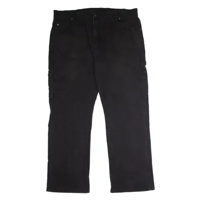 DICKIES Workwear Carpenter Mens Canvas Trousers Grey Regular Straight W38 L30