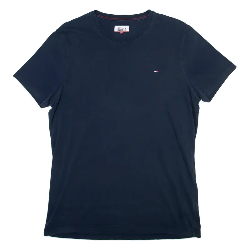 TOMMY HILFIGER Mens T-Shirt Blue 2XL