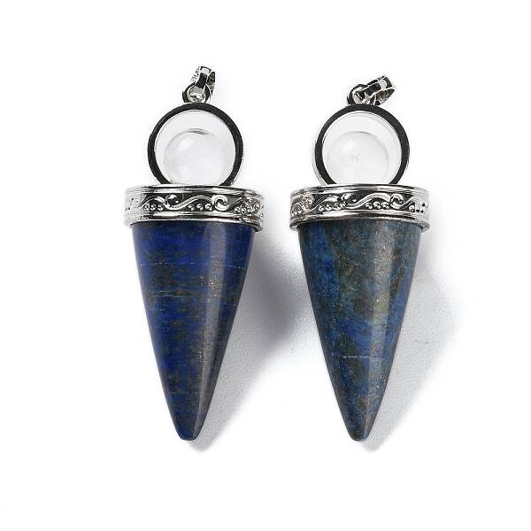 Dyed Natural Lapis Lazuli Pendants