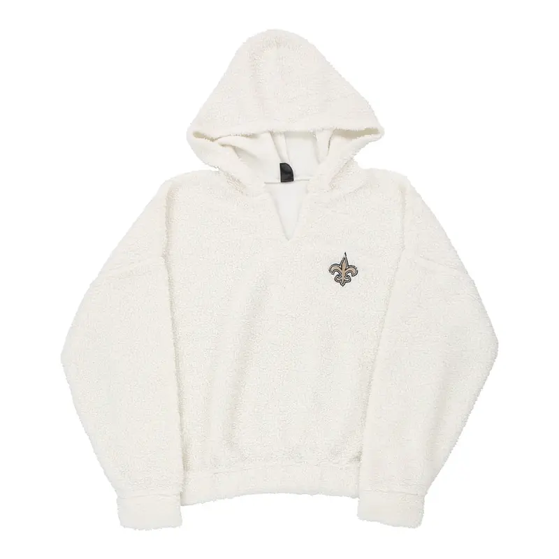 New Orleans Saints Nfl Team Apparel NFL Fleece - 2XL White Polyester