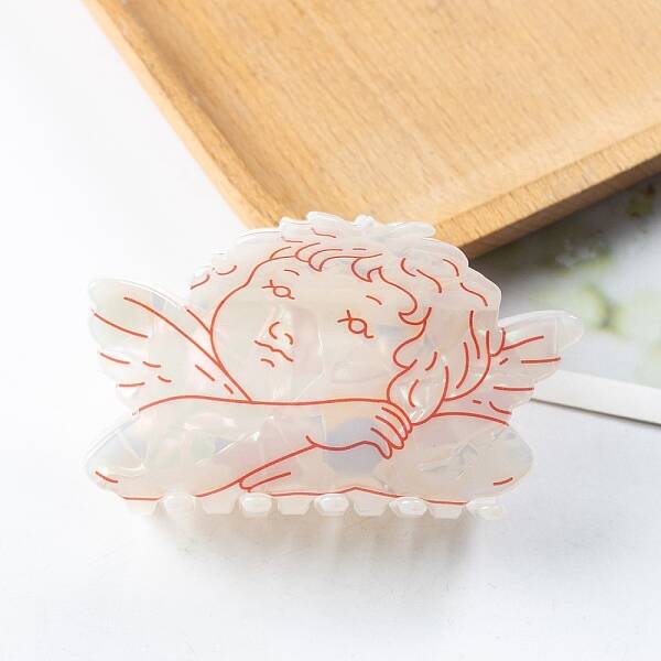 Valentine's Day PVC Claw Hair Clips for Women